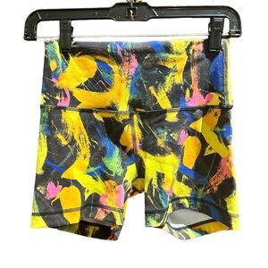 Lululemon Wunder Train High-Rise Short 4" Undertone Black Multi Size 6